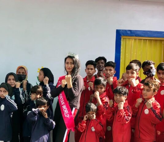 Ms. Pakistan 2021 at the Communal Hub School Lahore