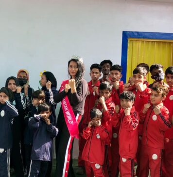 Ms. Pakistan 2021 at the Communal Hub School Lahore
