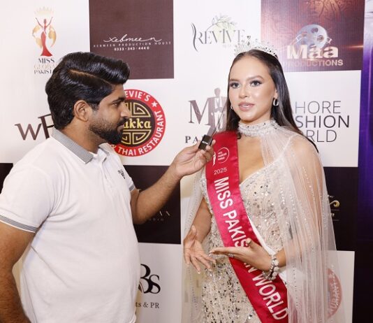 Media Interactions of Miss Pakistan 2025